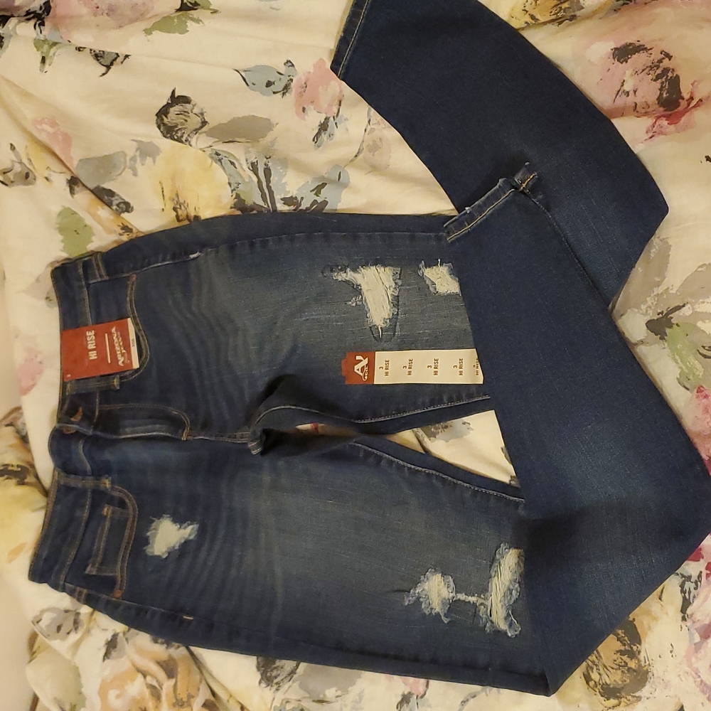 High Rise Dark Wash Skinny Jeans